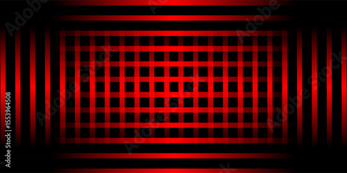 Elegant and beautiful studio background. Red and black background. Vector Eps10
