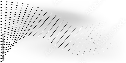 Dynamic Square Halftone Pattern. vector Eps 10