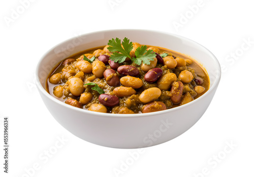 Aromatic Bean Stew A Culinary Delight isolated on transparent background