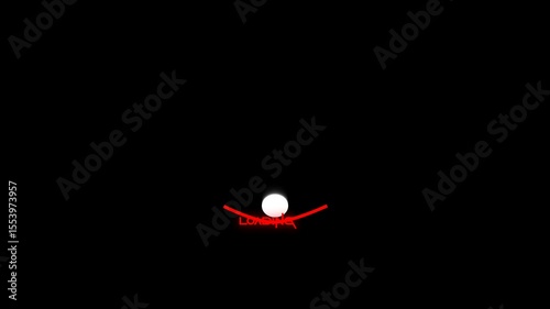 Dropped, bounce ball animation. Loading, Jumping and bouncing Dots - Loopable with dots . Loading is indicated by a dot. Load dot icons. Bouncing Transition - Realistic Colorful Balls. 4k