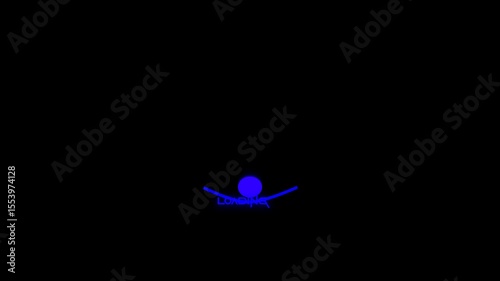 Dropped, bounce ball animation. Loading, Jumping and bouncing Dots - Loopable with dots . Loading is indicated by a dot. Load dot icons. Bouncing Transition - Realistic Colorful Balls. 4k