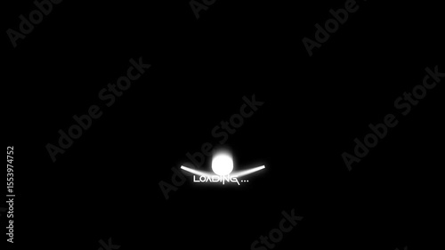 Dropped, bounce ball animation. Loading, Jumping and bouncing Dots - Loopable with dots . Loading is indicated by a dot. Load dot icons. Bouncing Transition - Realistic Colorful Balls. 4k