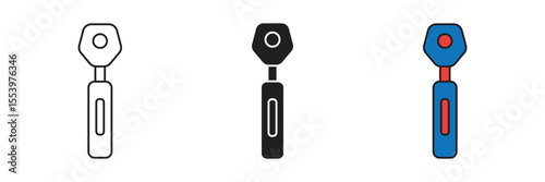 Ophthalmoscope is a medical instrument used to examine the retina and other internal eye structures for diagnosis.