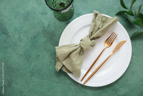 Beautiful table setting wit...