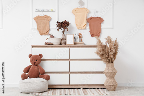 Interior of nursery with co...
