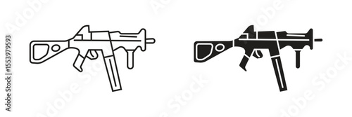 Long barrel firearm refers to a rifle, a primary military weapon designed for accuracy, range, and powerful projectile delivery.