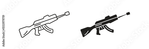 Long barrel firearm refers to a rifle, a primary military weapon designed for accuracy, range, and powerful projectile delivery.