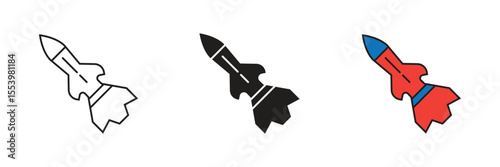 Missile is a guided projectile weapon, capable of precision strikes against various targets from land, sea, or air platforms.