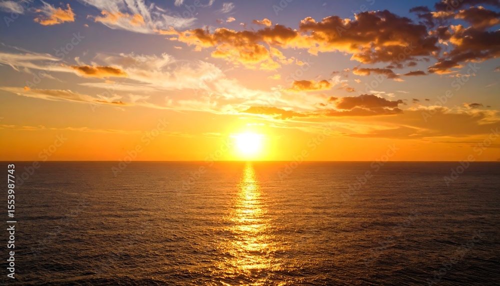 Fototapeta premium Sunset over the ocean