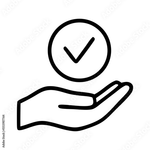 A professional single icon vector visualizing ethical sourcing in supply chains, ideal for conscious brands, corporate sustainability reports, and procurement visuals. 