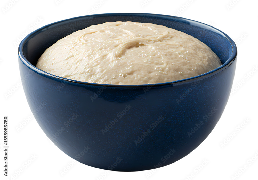 A Bowl of Bread Dough isolated on transparent baackground A Bowl of Bread Dough isolated on transparent baackground
