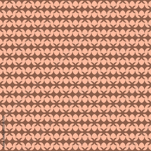 Seamless abstract floral pattern with red and pink tones on a vintage backdrop