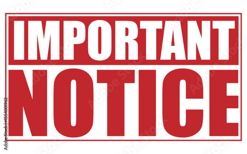 Important notice board, png important notice, vector important notice