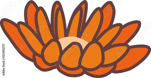 Retro Groovy Flower
