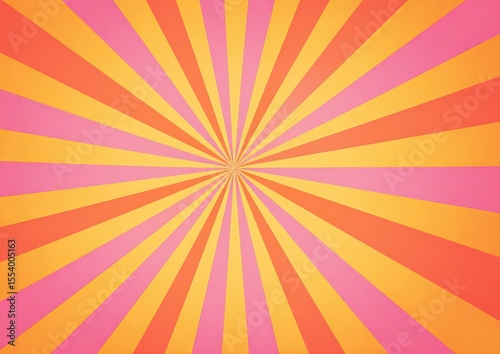 Abstract sunburst pattern in pink and orange hues (1)