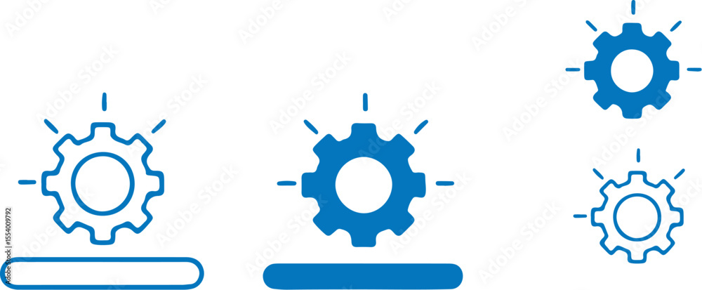 Setting icon design Setting icon design