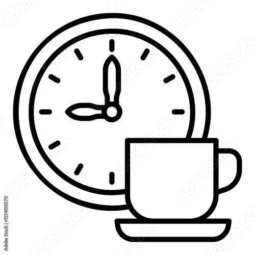 Break time or coffee time icon