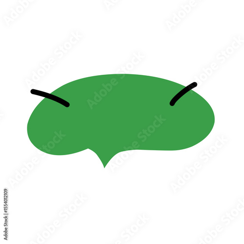 Colorful speech bubbles. Cartoon balloon word design. Vector illustration