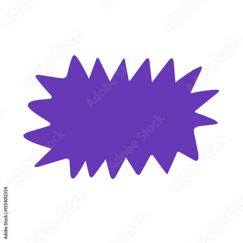 Colorful speech bubbles. Cartoon balloon word design. Vector illustration
