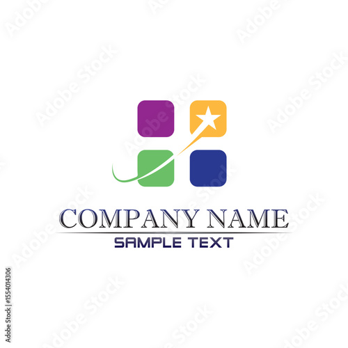 Real estate and home buildings logo icons template