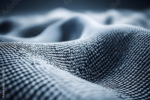 Abstract textured surface Close up of a wavy patterned grey background