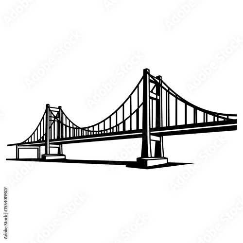 Suspension bridge architecture cable stayed bridge structure engineering design landmark cityscape river crossing