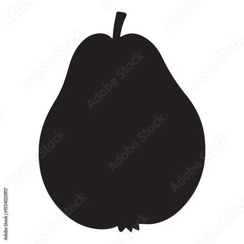 pear isolated on white