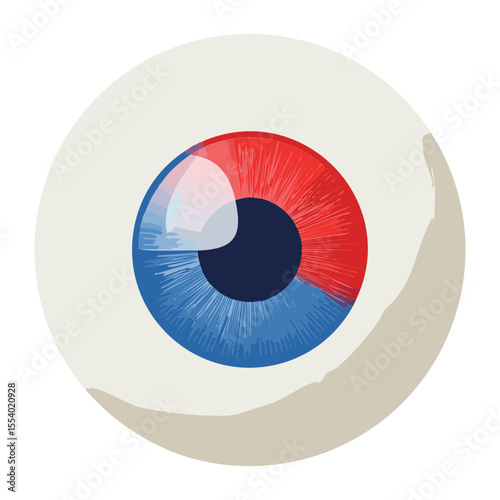 Human Eyeball Red Bloodshot Vessel Symptom