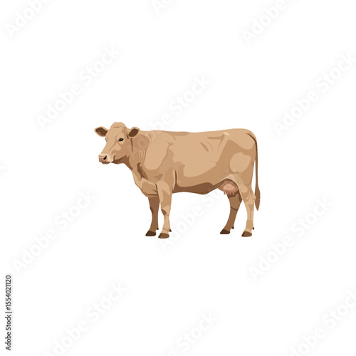 cow isolated on white, cow, vector, animal, farm, white, milk, isolated
