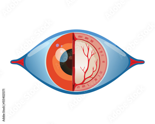 Human Eye Cutaway View Anatomy