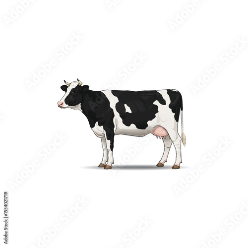 black and white cow, cow, farm, animal, cattle, field, white, dairy, cows, milk, black, agriculture, meadow, pasture