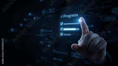 Progress tracking software project management tool task completion checklist digital transformation