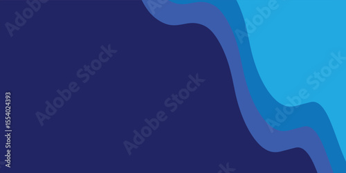 Modern wave layered vector background illustration
