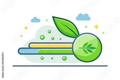 air quality icon with clean bar levels