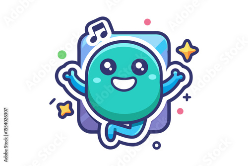chat bubble sticker speech message cute icon
