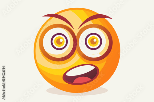 emoji confused swirl eye mouth face style