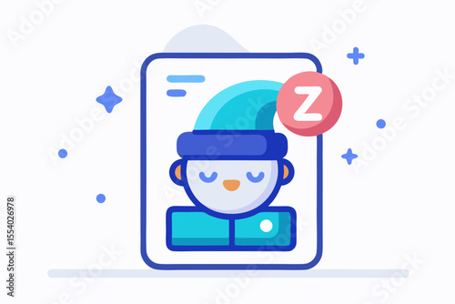 mobile icon sleeping nightcap zzz icons
