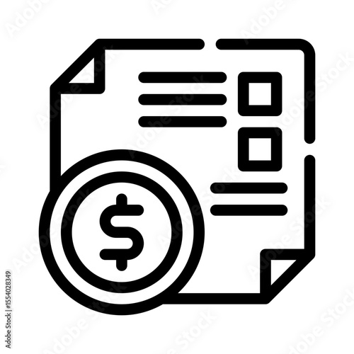 payroll line icon