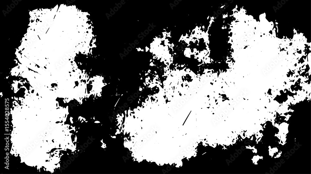 Obraz premium Grunge Split Texture Background, Distressed Black and White Abstract Overlay