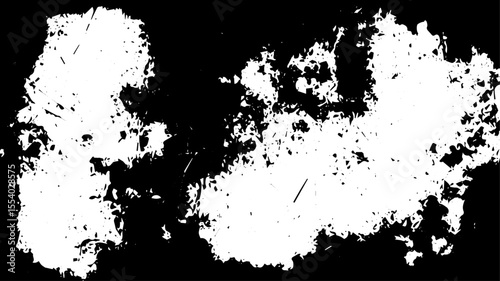 Grunge Split Texture Background, Distressed Black and White Abstract Overlay