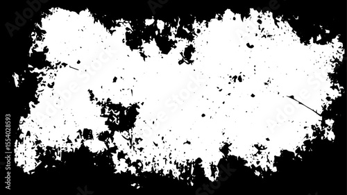 Grunge Texture Background with Chipped Paint and Rough Distressed Edges