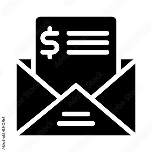 payslip glyph icon