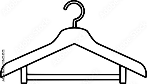 Clothes Hanger Outline Icon