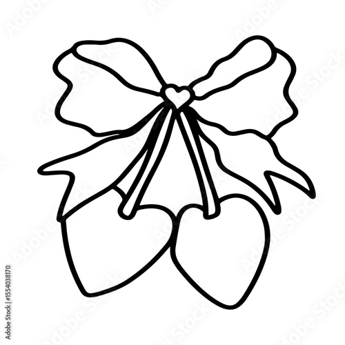 vector illustration of an apple, vector illustration of a bow, bow and ribbon, black bow on white background, black bow and ribbon, black and white bow, set of bow vector, set of bow, 