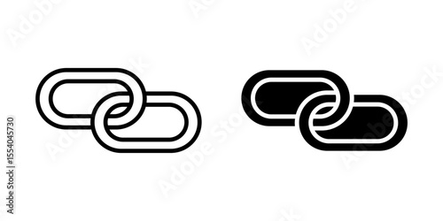  chain icon white on background