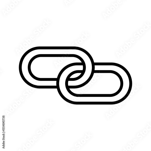  chain icon white on background