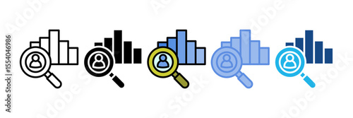 Competitive Analysis Icon Element For Design