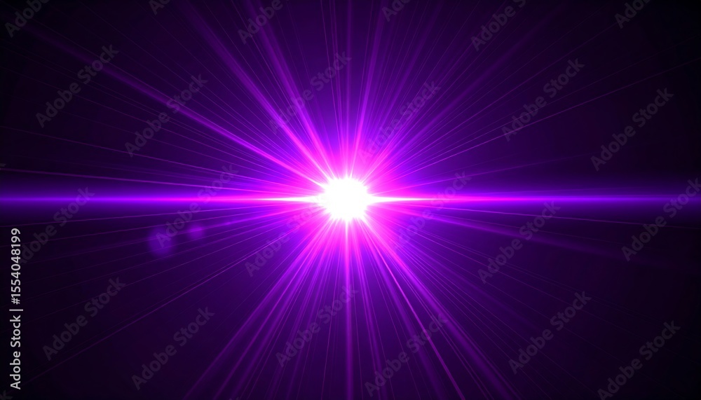 Obraz premium Abstract vibrant light burst