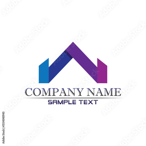 Real estate and home buildings logo icons template