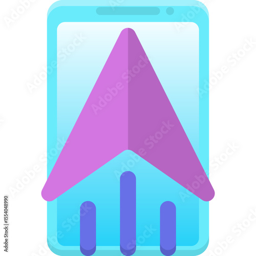 Sending Icon – Minimalist Vector Symbol for Message Delivery, Email Sending, and File Transfer

